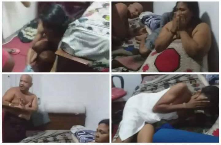 Sri Lankan Thero With Two Ladies In Room - Sri Lankan Sex Videos & Wal Katha