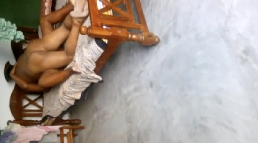 Wife & Husband Doing Sex In The Morning